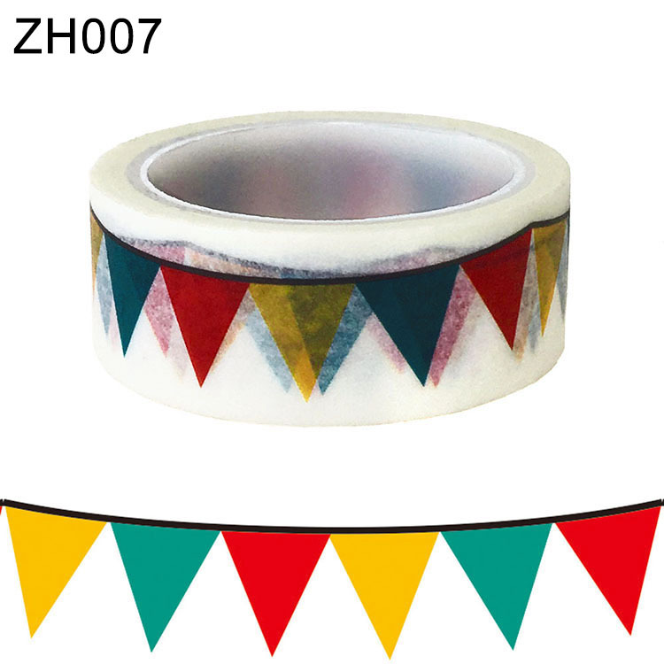Picture of Manufacturers cross-border a generation of cartoon Christmas festival DIY decorative stationery color hand account stickers and paper tape
