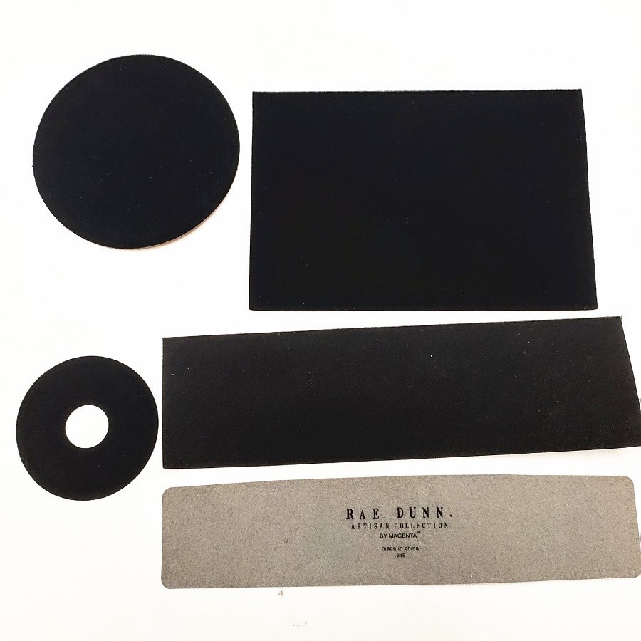 Picture of Spot Black Flocking Cloth Packaging Box Hand Jewelry Box Liner with Glue Flannel Self-Adhesive Flannel Self-Adhesive Flocking Fabric