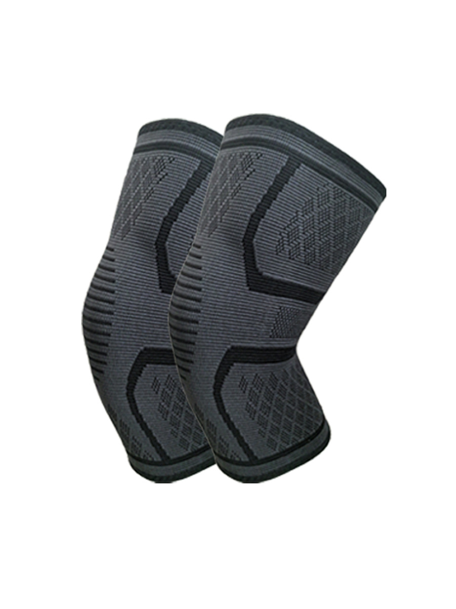 Picture of Pressure Strap Winding Kneepad Basketball Running Fitness Riding Knitted Sports Kneepad Compressed Breathable