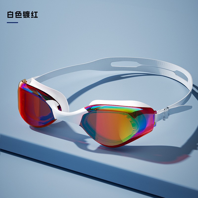 Picture of Amazon's New Adult Swimming Goggles for Myopia with Degree for Women Waterproof and Anti-Fog Swimming Goggles Essential Swimming Supplies Wholesale