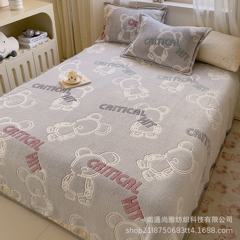 Picture of Blanket Coral Fleece Cover Blanket Flannel Blanket Cartoon Sofa Blanket Single Bed Sheet Single Air Conditioning Nap Blanket Quilt