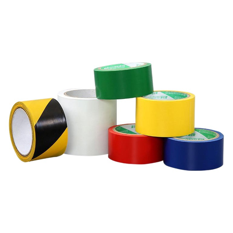 Factory wholesale Hongguang warning tape black and yellow PVC logo tape 17 meters color tape various requirements specifications