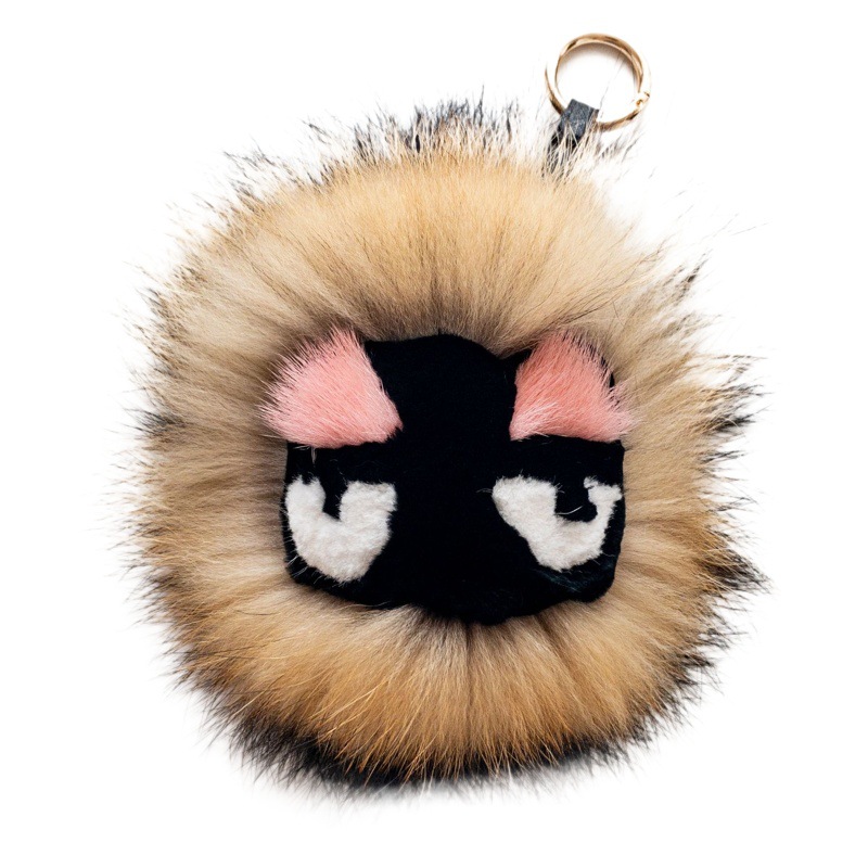 Fur Little Monster Car Bag Pendant Keychain Fur Ball Pendant Lafayette Plush Jewelry Exquisite