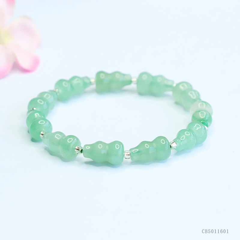 Jianyu Natural Jade Bracelet Dongling Jade Gourd Bracelet Retro Jewelry Live Wholesale CB5011601