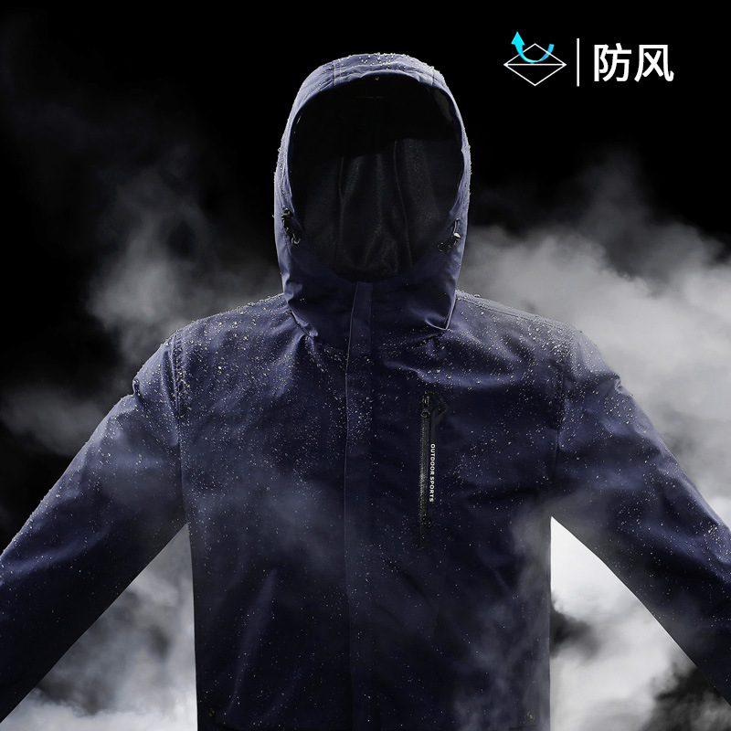 Picture of Spring, Autumn and Summer Outdoor Jacket Men's Single-Layer Thin Casual Clothing Jacket Breathable Windproof and Rainproof Jacket Mountaineering Clothing