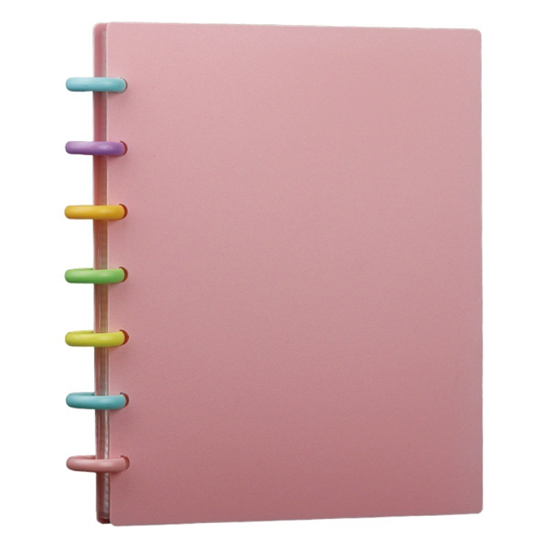 Mushroom Button Collection Photo Album Korean Small Card Album 4-Square Grids Mushroom Hole Card Storage Album Loose-Leaf 3inch Polaroid