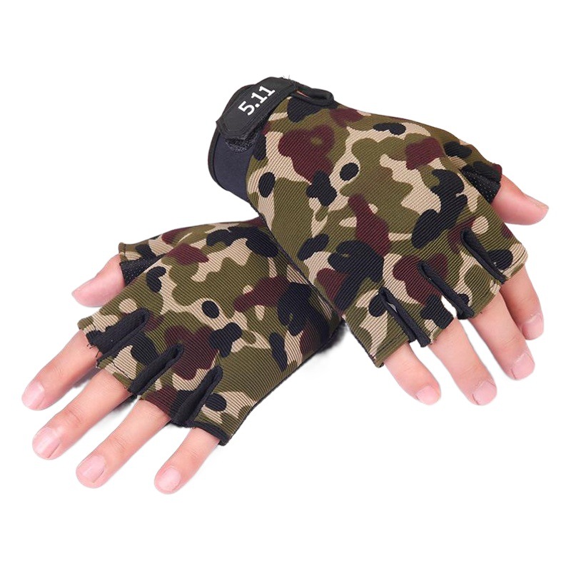 511 Half Finger Gloves Outdoor Gloves Men's Thin Driving Tactical Fitness Sports Half Finger Cycling Gloves