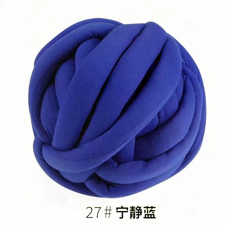 Picture of Heart-filling cotton warm velvet cotton Iceland wool DIY hand-woven hook blanket carpet cover blanket dog kennel cat nest cushion basket basket bag