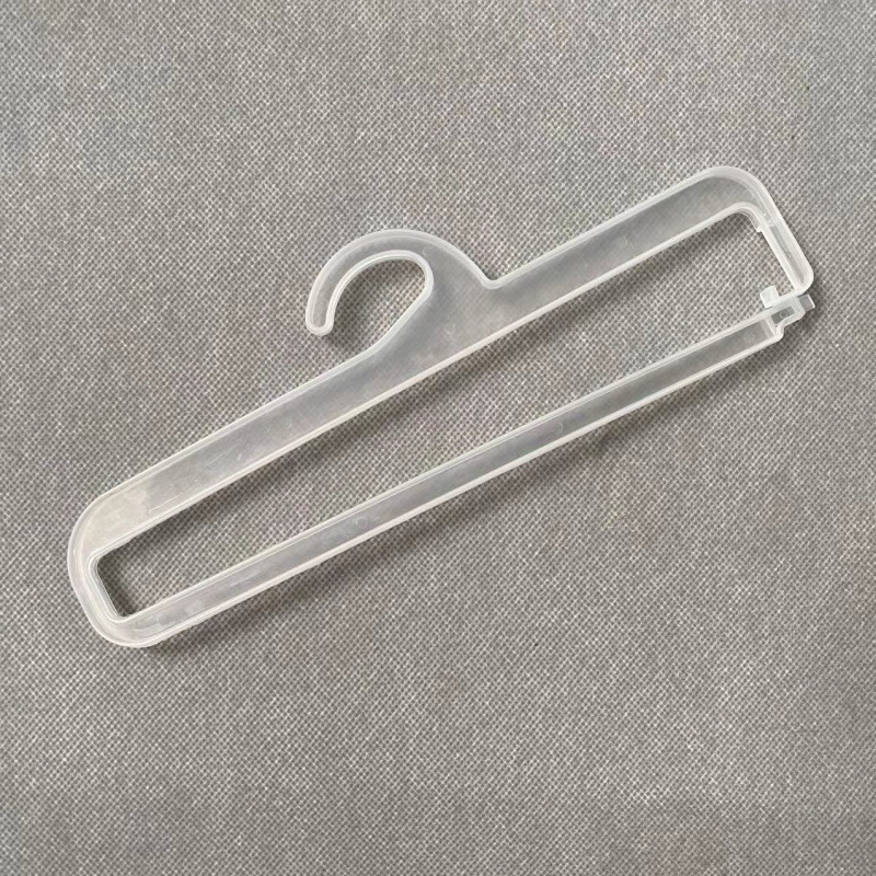 Transparent Plastic Towel Clothing Hanger Grs Plastic Hanger Hook Pp Sock Hook Plastic Scarf Hook Opening