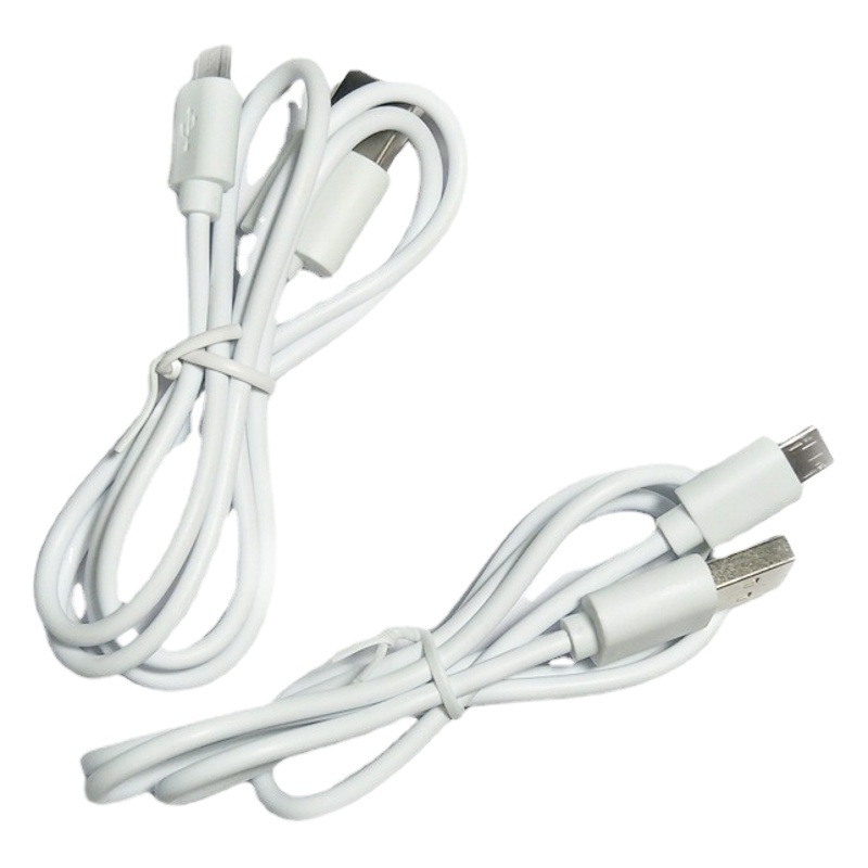 Factory wholesale usb Android charging cable mobile phone charging treasure fast charging type data cable mobile white distribution cable