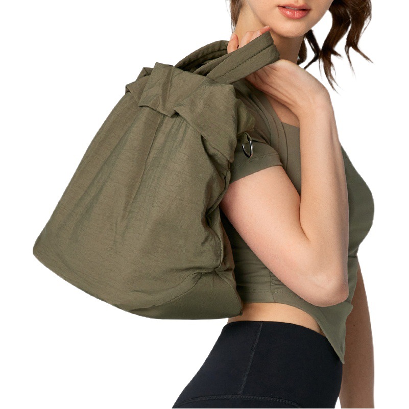 Cross-border Large Capacity Portable Sports Fitness Bag Women's Casual Trendy Personalized Simple Commuting All-match Yoga Shoulder Bag