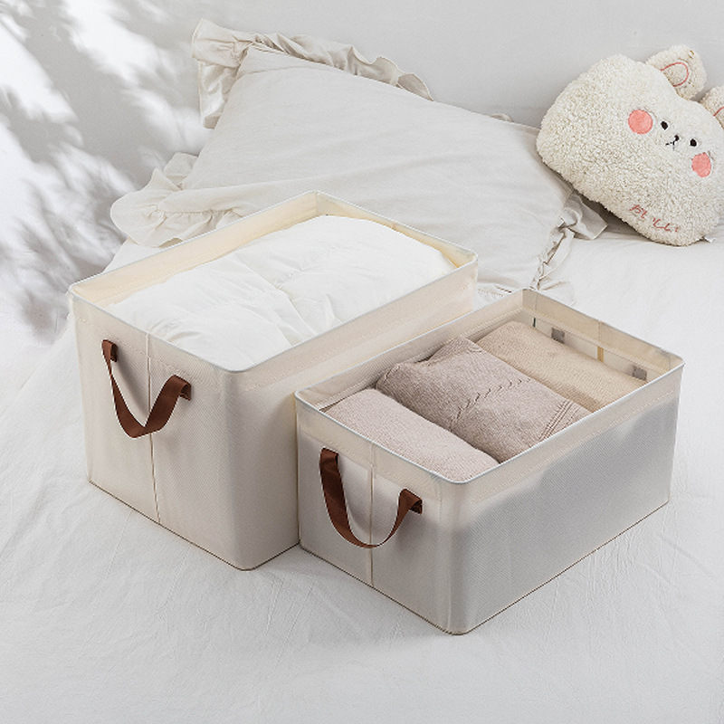Picture of Storage box household clothes and pants storage box basket fabric wardrobe clothes folding organizer special box storage box