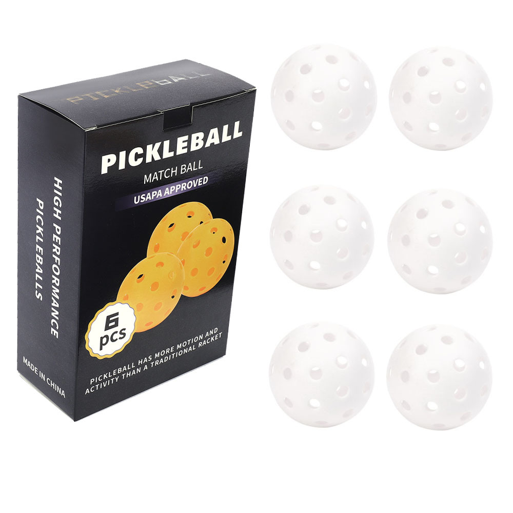 Picture of Factory Direct Sales in stock pick ball 40 hole ball hole ball pickleballs74mm rotational plastic injection luminous ball
