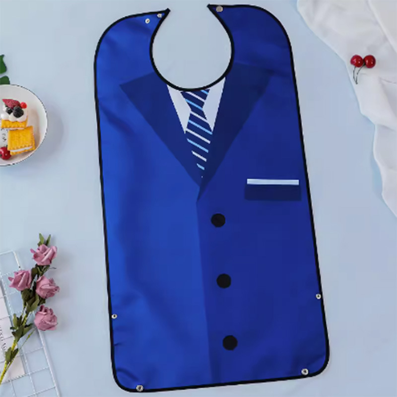Picture of Cross-border Adult bib bib multiple printed waterproof stain-resistant leak-proof dining bib middle-aged and elderly bib