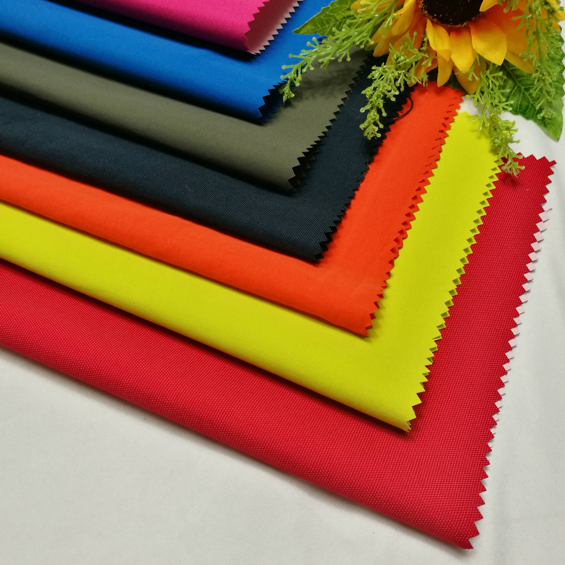 320T horizontal strip nylon taslon PA nylon fabric waterproof breathable coating outdoor functional assault clothing fabric