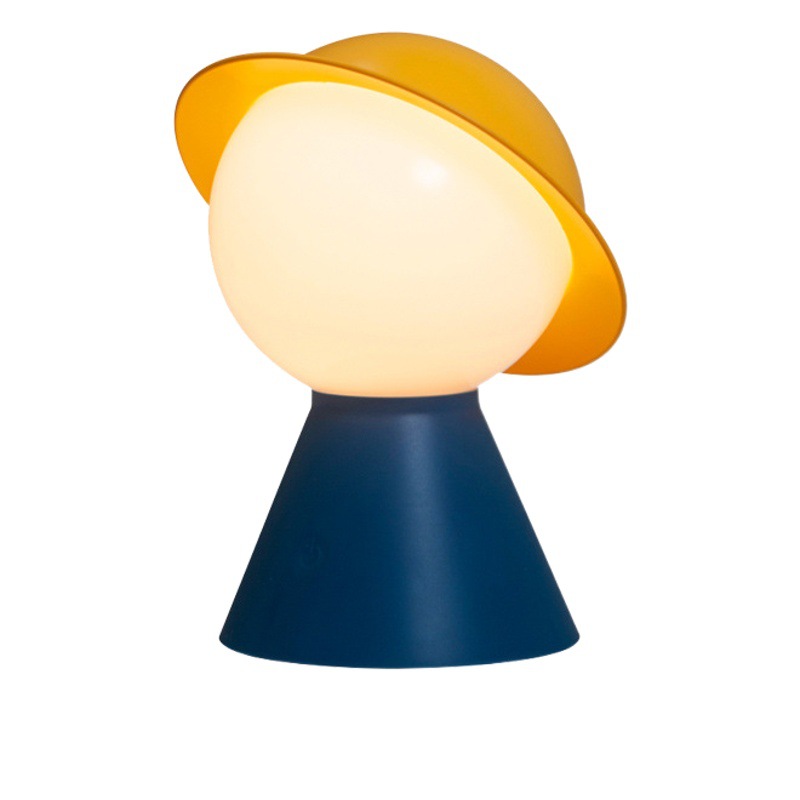 Cw8628 Little Yellow Hat Intelligent Voice Control Night Light Dormitory Bedside Baby Feeding Voice-Controlled Lamp Ai Voice Lamp