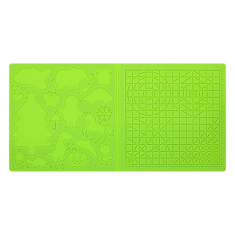 Cross-border silicone 3d printing pen pad large children's printing painting copy pad graffiti three-dimensional silicone drawing board
