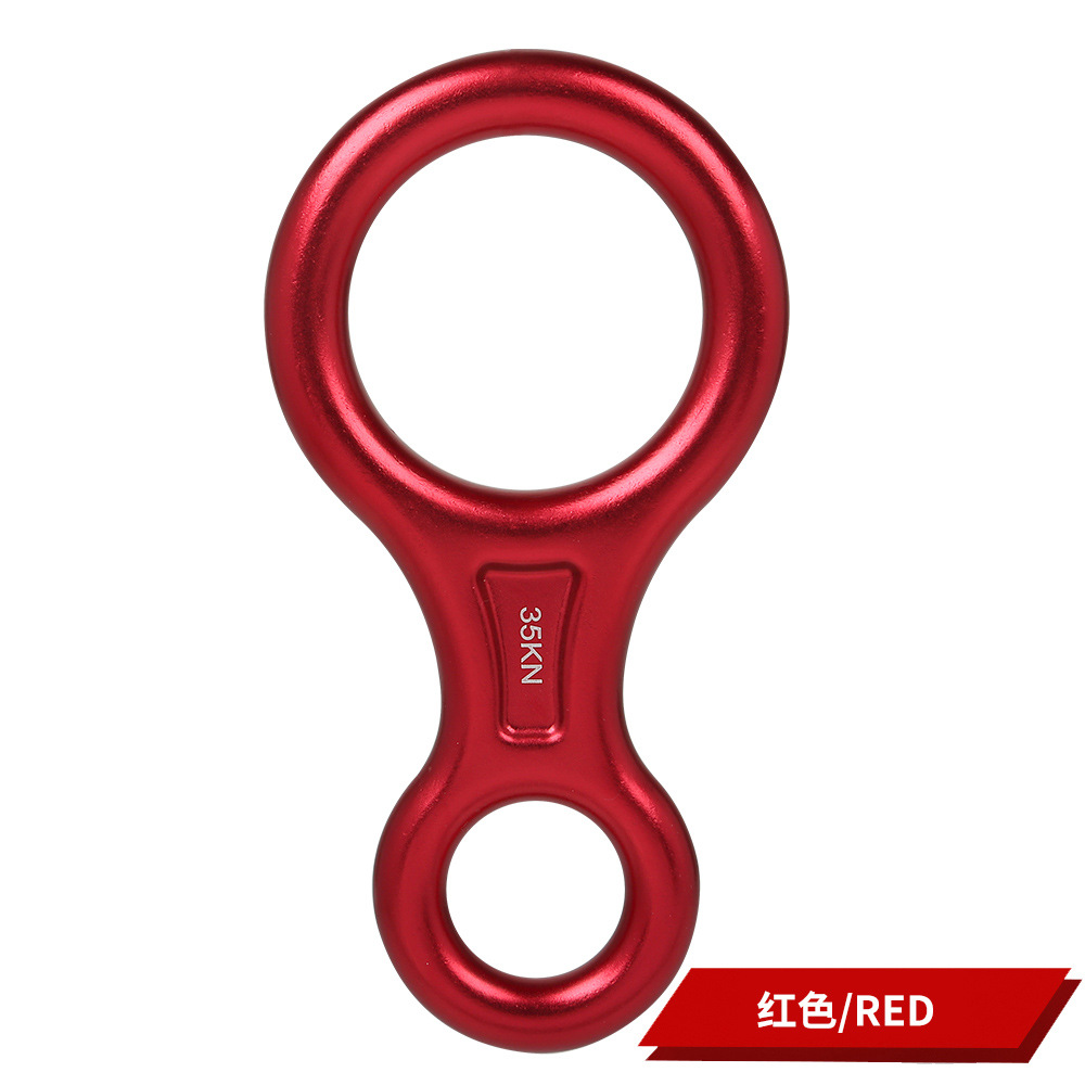 Picture of Factory Direct Sales Outdoor Downhill 8-Shaped Ring Descender High-Altitude Descent Device Protector 8-Shaped Ring Amazon Hot Model