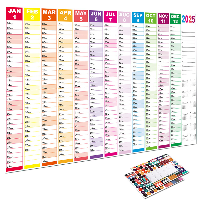 Picture of 2026 Full Year English Edition Desk Calendar Korean Version Desktop Wall Calendar Creative Simple Planner Amazon