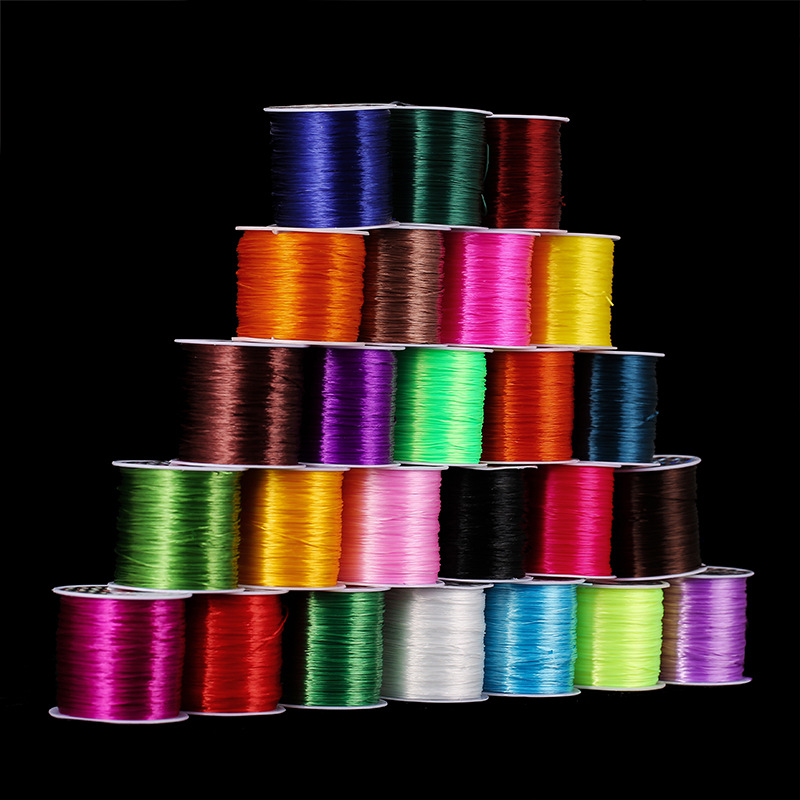 Picture of Flat elastic string bracelet rope spandex crystal line hand-worn beads bracelet accessories material manufacturers