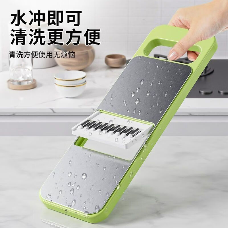Picture of Grater Stainless Steel Wire Cutter Wire Scraper Multifunctional Vegetable Cutting Artifact Wire Scraper Kitchen Potato Wire Scraper Board
