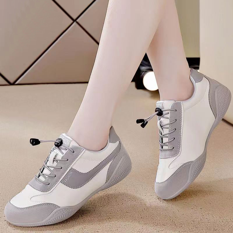 White shoes women's 2023 women's shoes spring new girls all-match sneaker casual running student shoes ins women