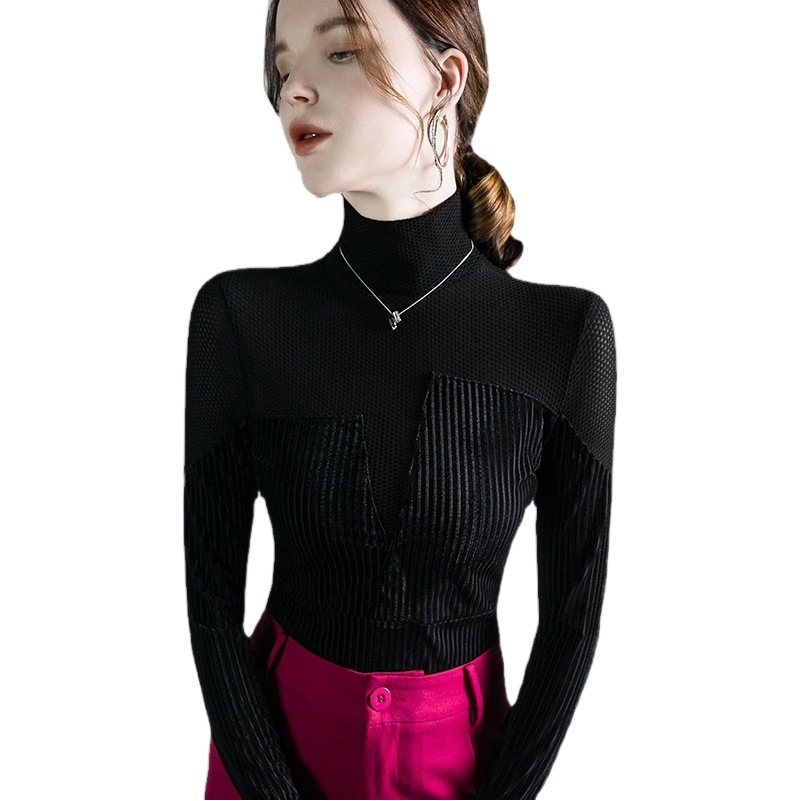 New Style Western Style Base Shirt with Long Sleeves for Autumn and Winter