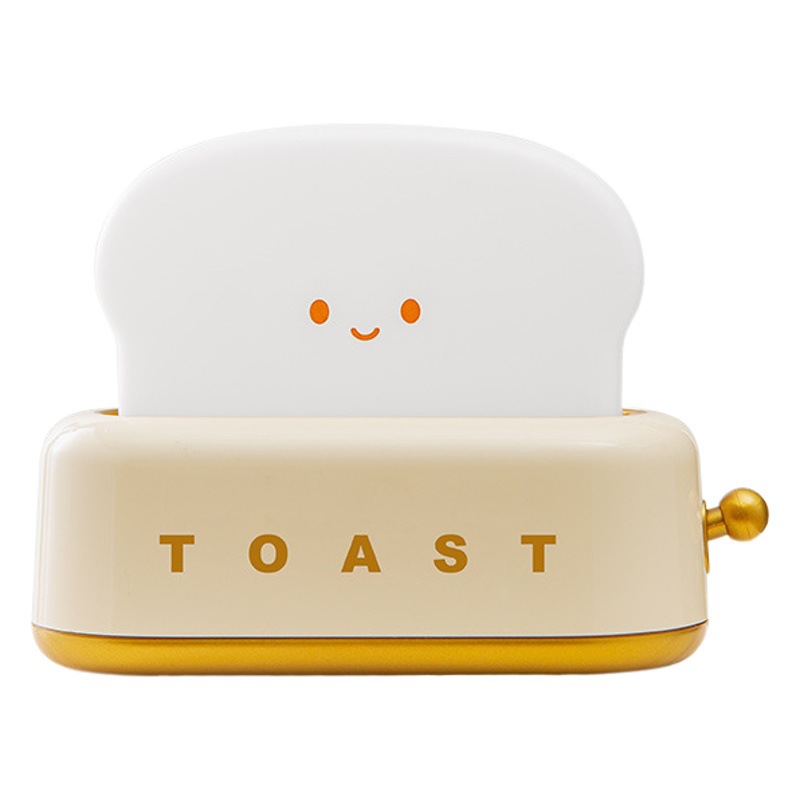 Cross-Border Creative Toast Bread Machine Night Light Girl Gift Holiday Atmosphere Lamp Bedroom Bedside Sleeping Night Light