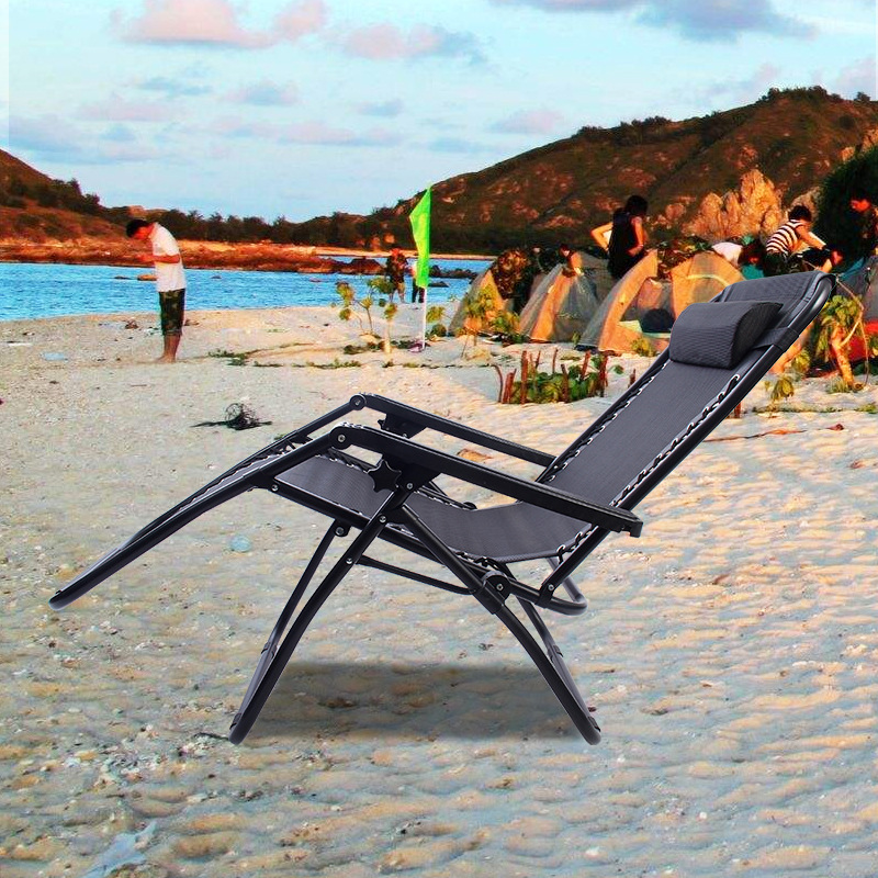 Picture of Outdoor camping beach chair office lunch break chair zero gravity folding recliner for the elderly balcony chair wholesale generation