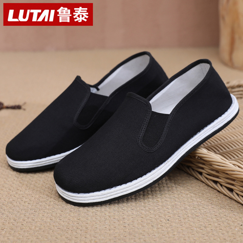 Old Beijing Cloth Shoes Men's High-end Soft Sole Odor-proof Litone Slip-on Men's Cloth Shoes Casual Shoes