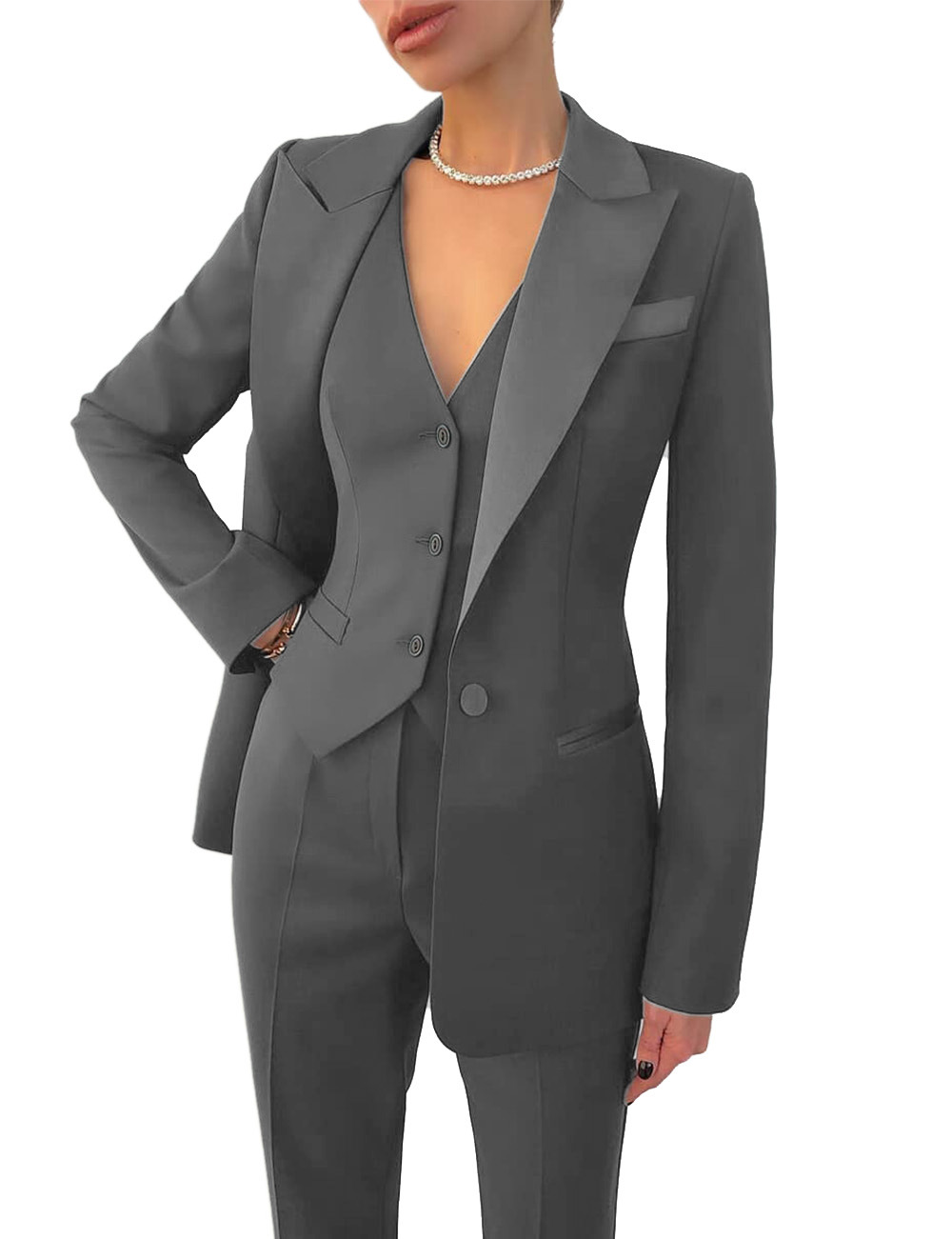 Picture of Cross-Border Women's Three-Piece Suit Business Professional Casual Women's Suit Amazon Best-Selling Three-Piece Suit for Women