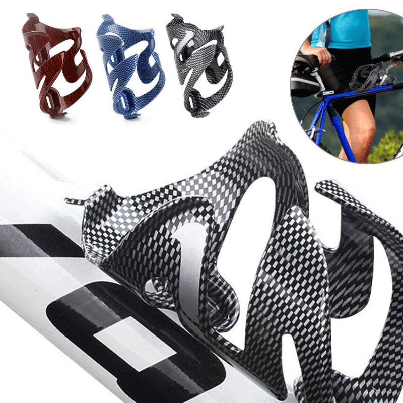 New Mattock bottle holder glass fiber bottle holder plastic bottle holder carbon fiber pattern bicycle cup holder