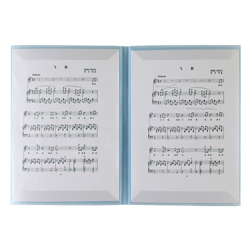 Six-Page Expandable Music Score Holder, 70% off Stackable A4 Music Score Folder for Playing and Piano Score Modification Holder Storage