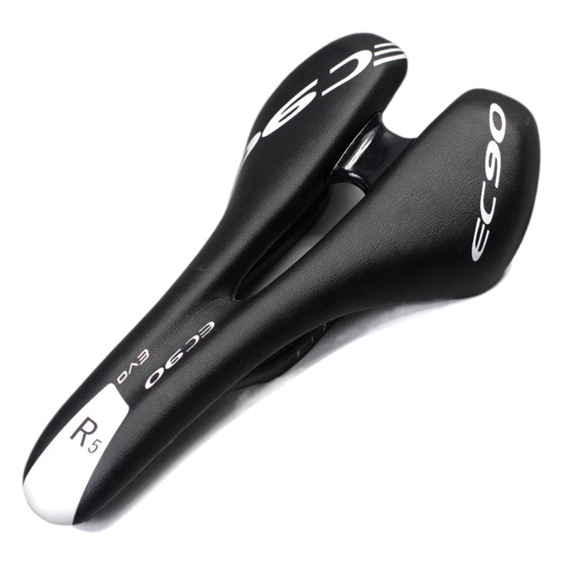 EC90 Lightning Cushion Hollow Carbon Fiber Bow Saddle Highway Full Carbon Fiber Self-contained Cushion Seat Bag Bicycle