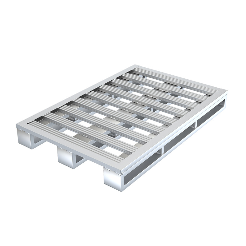 Picture of Source Factory Customized Cold Rolled Steel Forklift Pallet Stacking Pallet Metal Moisture-proof Floor Mat Pallet