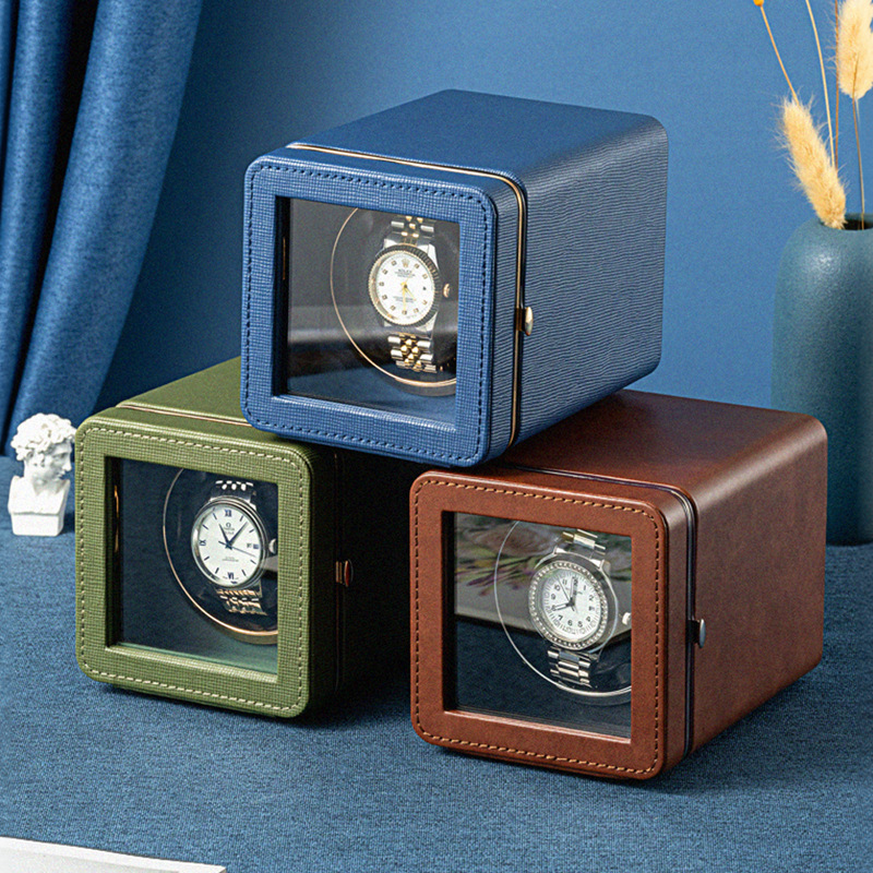 New watch shaker mini single watch box watch shaker five-speed adjustable watch shaker with light new TYPE-C interface
