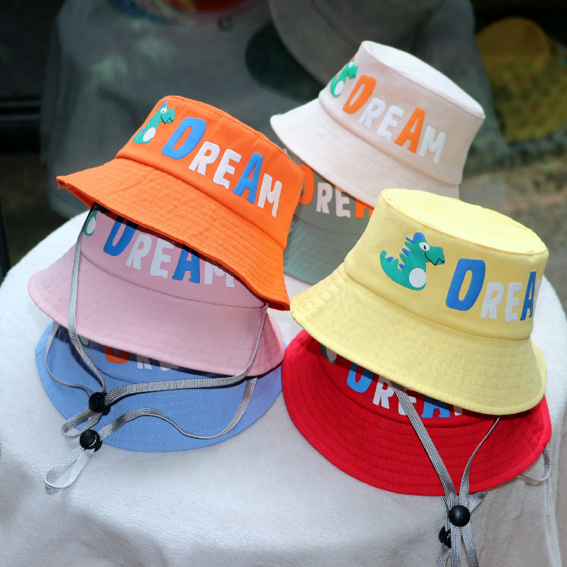 Children's fisherman hat Kindergarten 1-5 years old spring and autumn cartoon sun protection sun hat boys and girls cartoon baby hat