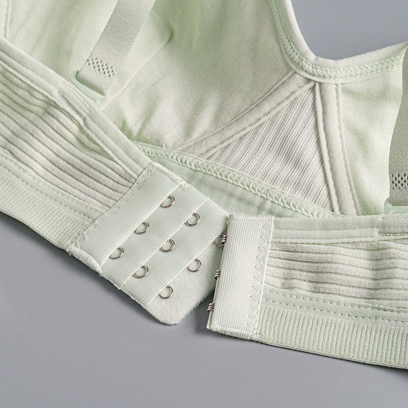 Picture of Girl's development underwear thin pure cotton bra for junior and senior high school students wireless push up seamless small chest bra