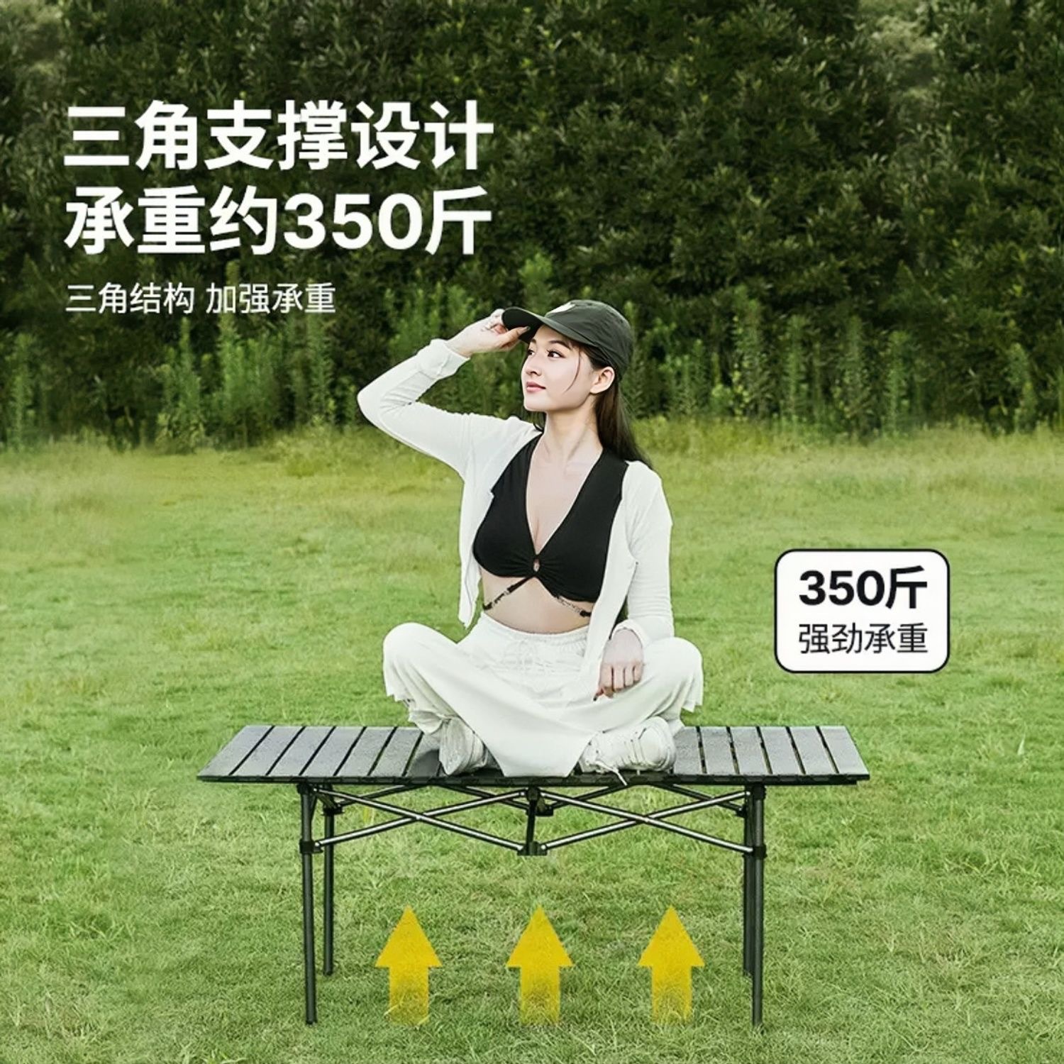 Outdoor Folding Table Egg Roll Table Camping Stall Folding Table Egg Roll Table BBQ picnic table Stall suit Outdoor