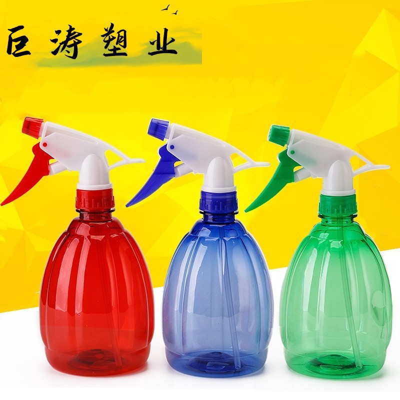 Wholesale 500ml thick plastic pumpkin watering can candy color gardening watering watering can pet disinfection spray pot
