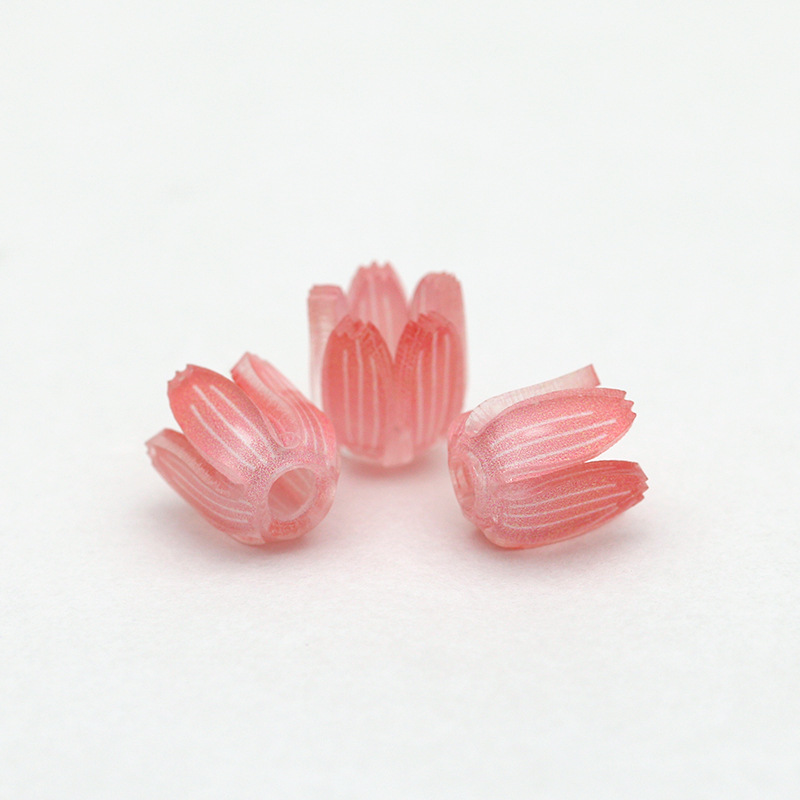Picture of Acrylic Tulip Flower DIY Accessories Rubik's Cube Cloud Mirror Night Light Material Wholesale Heat Shrinkable Sheet Artificial Flower