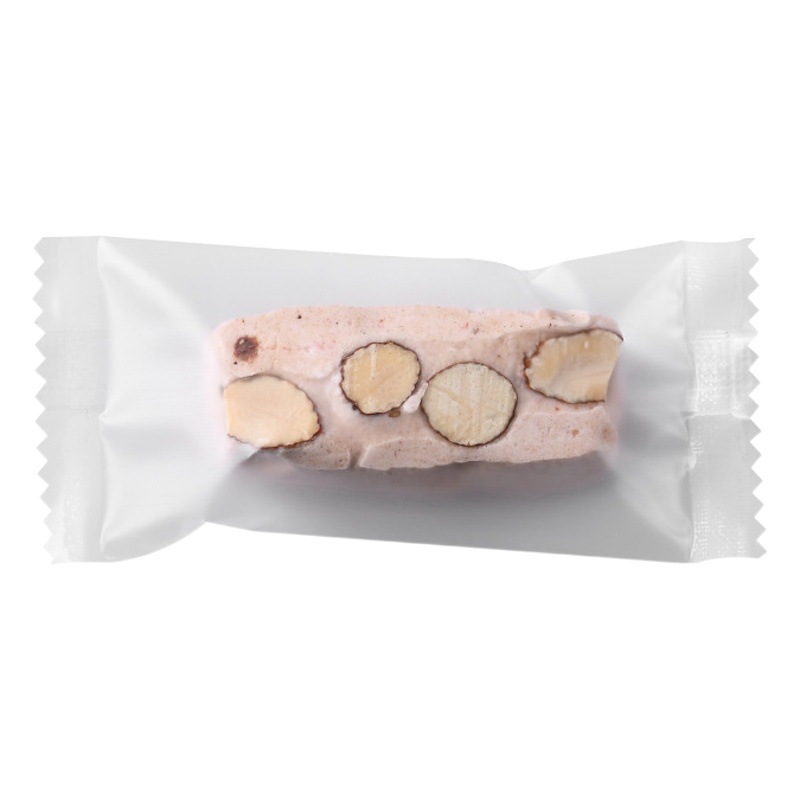Transparent frosted nougat packaging bag thickened small candy paper toffee machine seal bag candy packaging bag wholesale