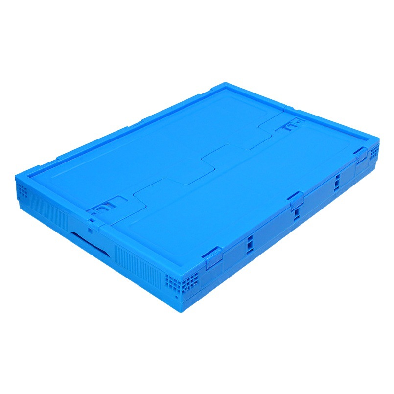 80L multifunctional plastic folding box side door car outdoor foldable storage box household storage box