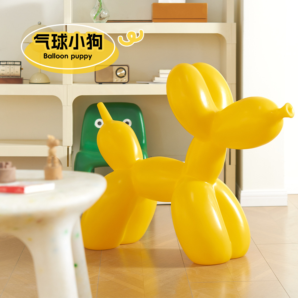 Nordic Style Blow Dog Style Children's Chair Kindergarten Small Stool Modern Simple Home Living Room Cartoon Puppy Chair