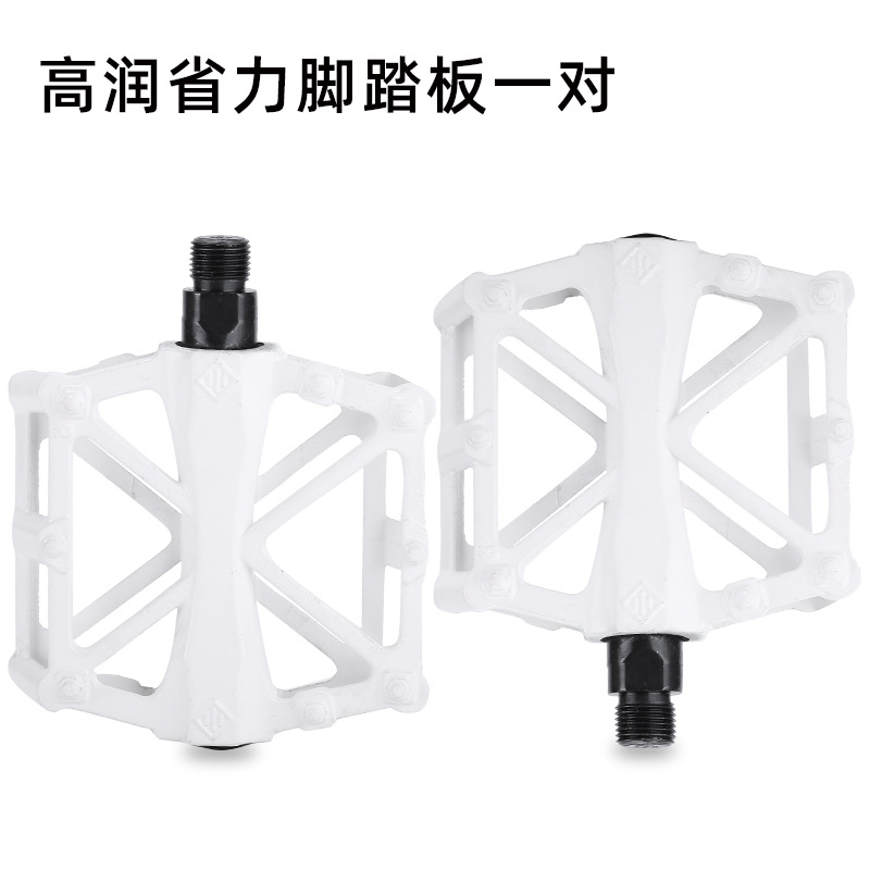 Picture of Cross-Border Aluminum Alloy Double-Bead Pedals Bicycle Ball Pedals Mountain Bike Aluminum Alloy Pedals X-Shaped Pedals