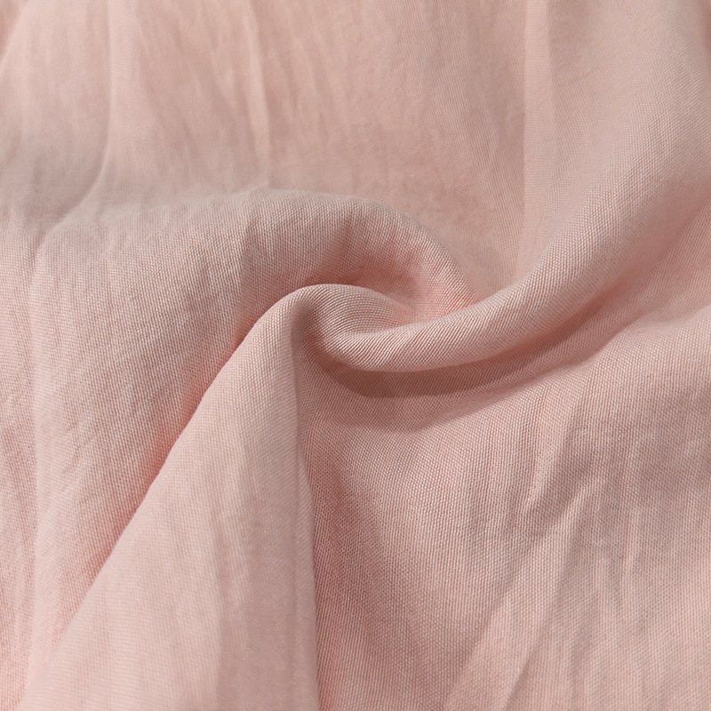 Cloud Cotton Imitation Cotton Wrinkled Light Wrinkled Texture Soft Woven Fabric Women's Pajamas Shirts Casual Pants Fabric