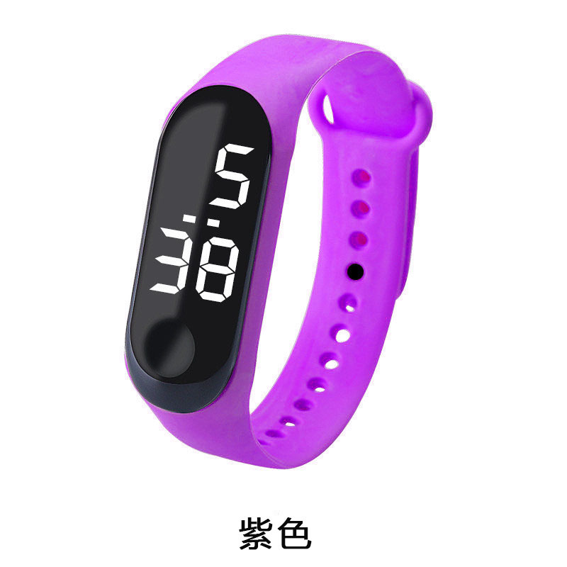 Picture of Manufacturer Simple Waterproof Led White Light Digital Watch Fashionable Student Couple Leisure Sports Touch Touch