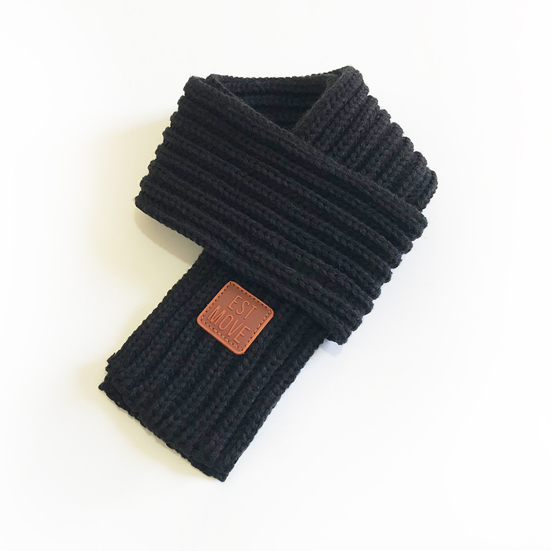 Picture of 6 Korean Style New Knitted Scarf Men's and Women's Cute Fashion Solid Color Simple Autumn and Winter Baby's Warm Scarf