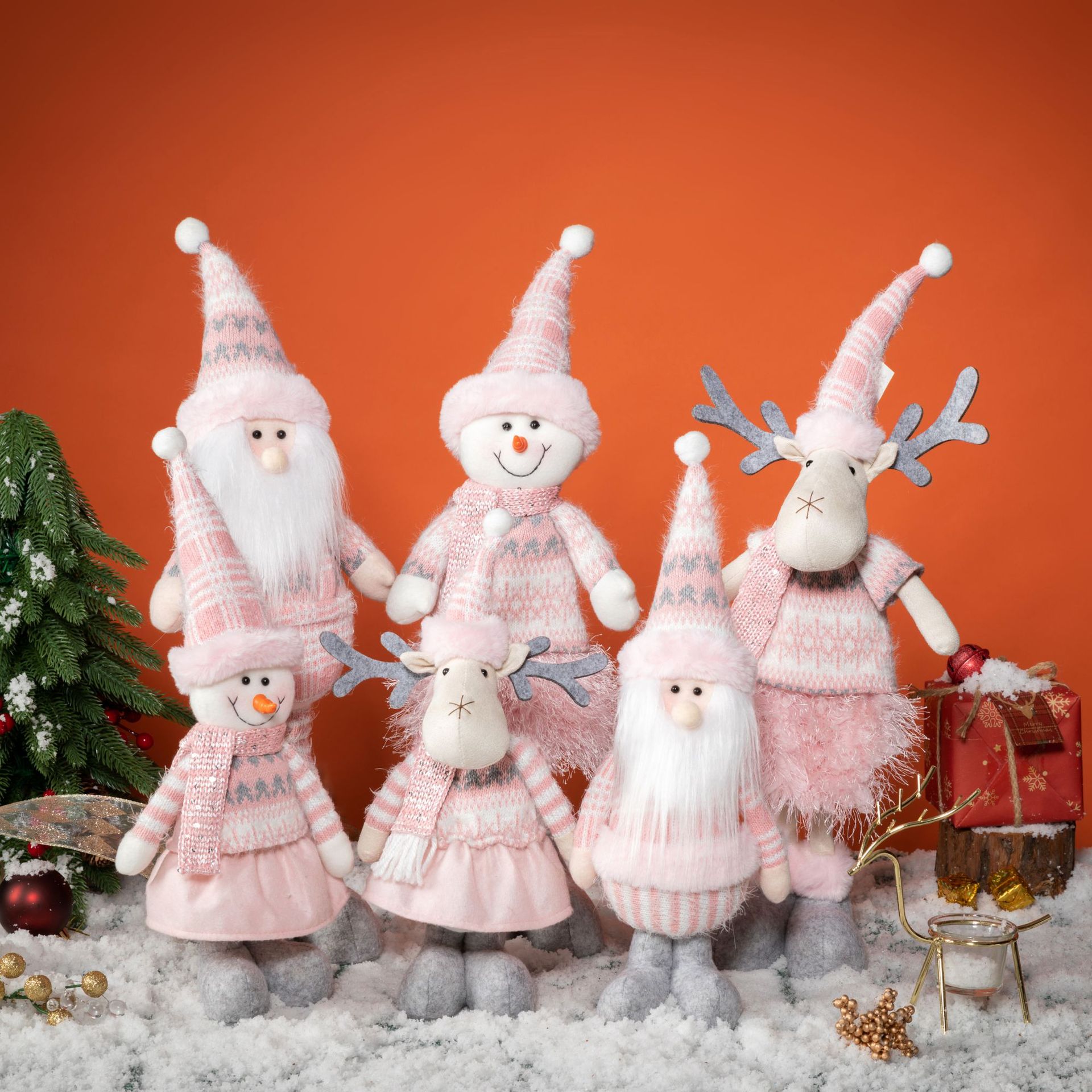Xintianan New Santa Claus Doll Christmas Decoration Ornament Christmas Small Gift Doll Cross-Border Ready Stock