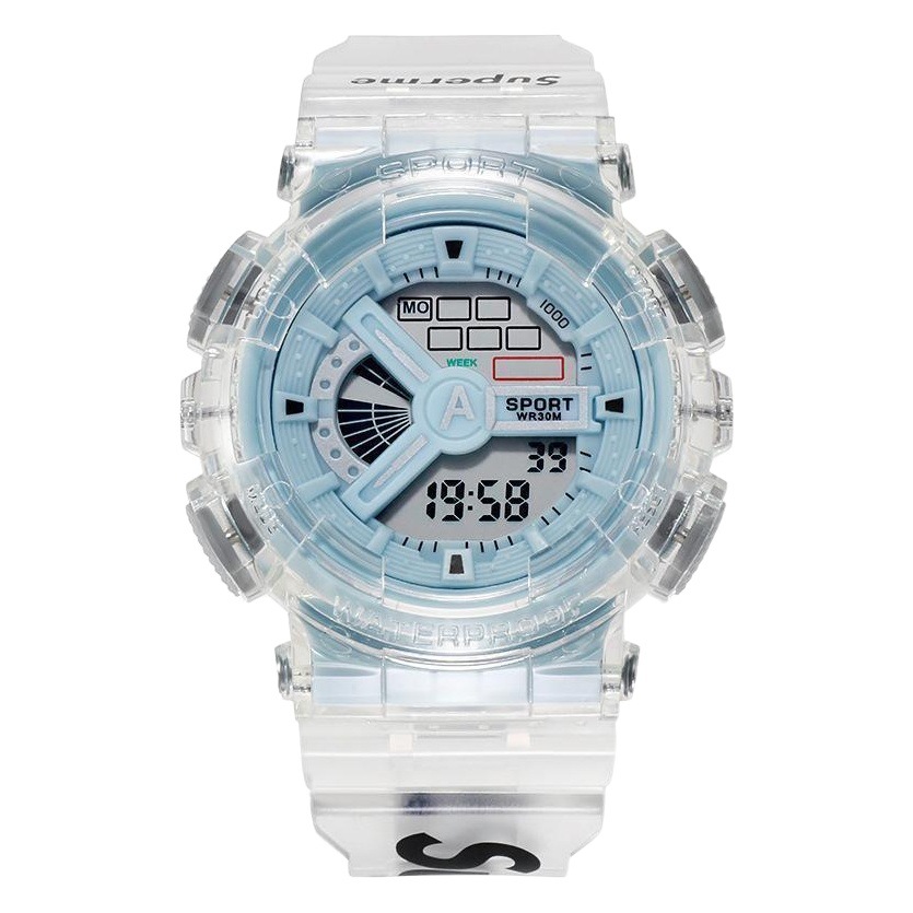 Factory new transparent electronic watch large dial ins Mori cute student day Korean couple trend watch wholesale